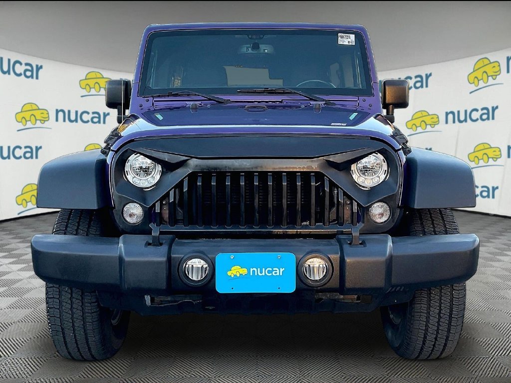 Used 2018 Xtreme Purple Pearlcoat Jeep Unlimited Sport image 2
