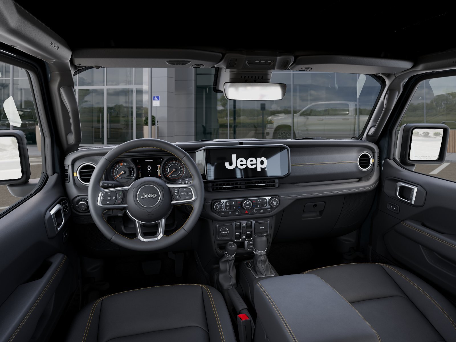 New 2026 Anvil Clear-Coat Exterior Paint Jeep Sahara 4-Door image 14