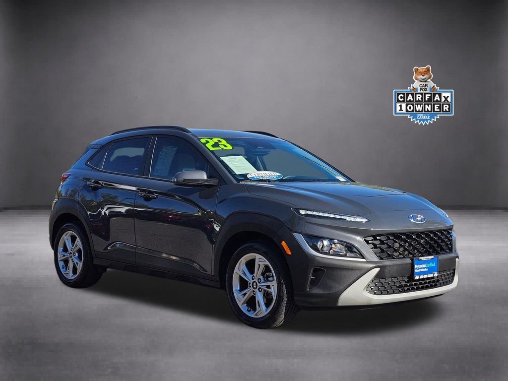 Certified 2023 Hyundai Kona SEL with VIN KM8K62AB2PU061674 for sale in Moreno Valley, CA