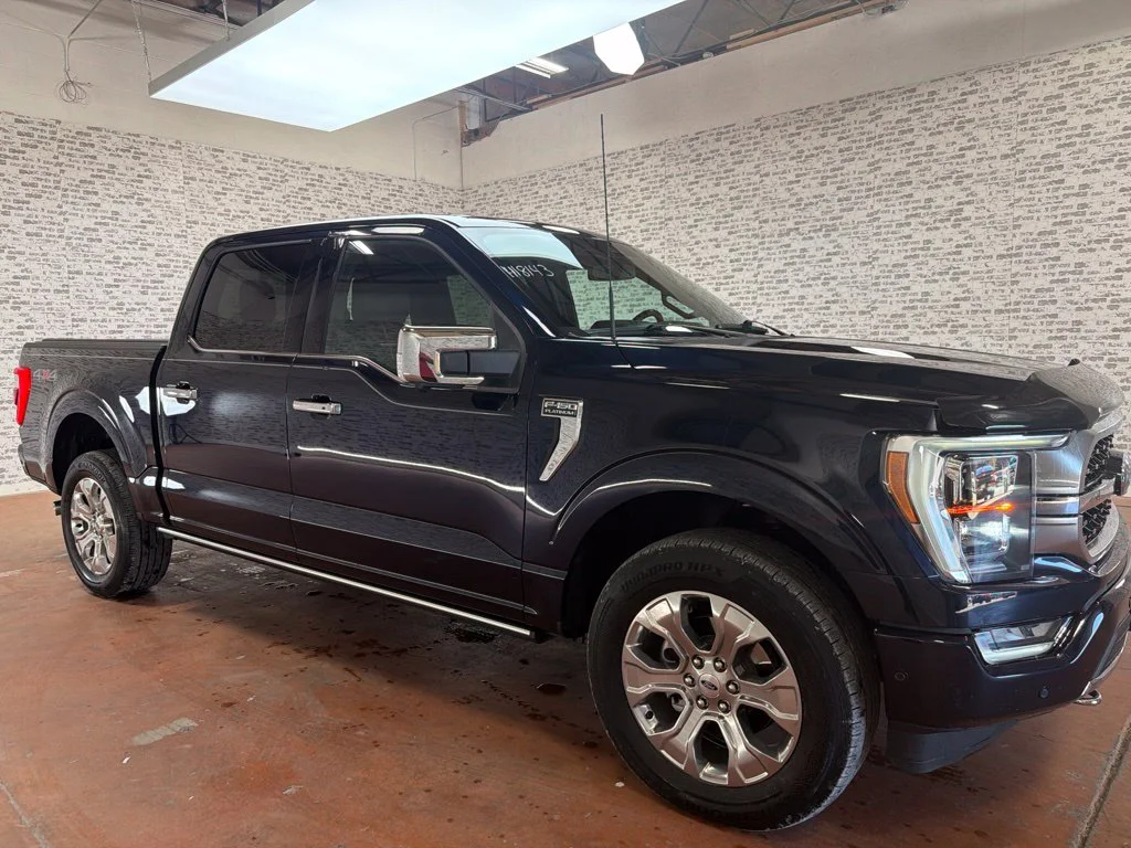 Used 2023 Antimatter Blue Metallic Ford Platinum image 1