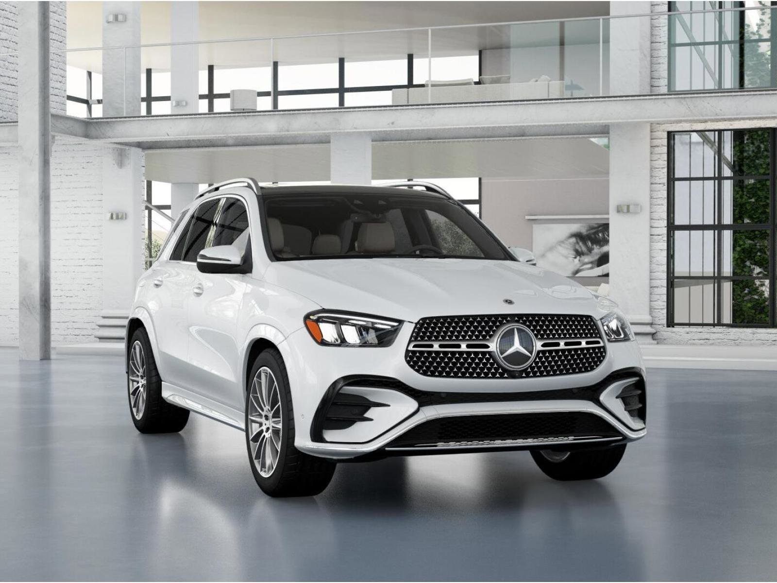 New 2026 MANUFAKTUR Moonlight White Metallic Mercedes-Benz GLE 350 image 9