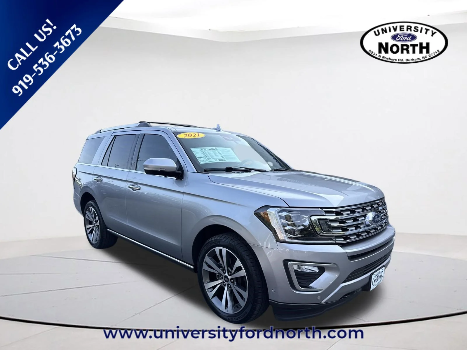 Used 2021 Iconic Silver Metallic Ford Limited image 1