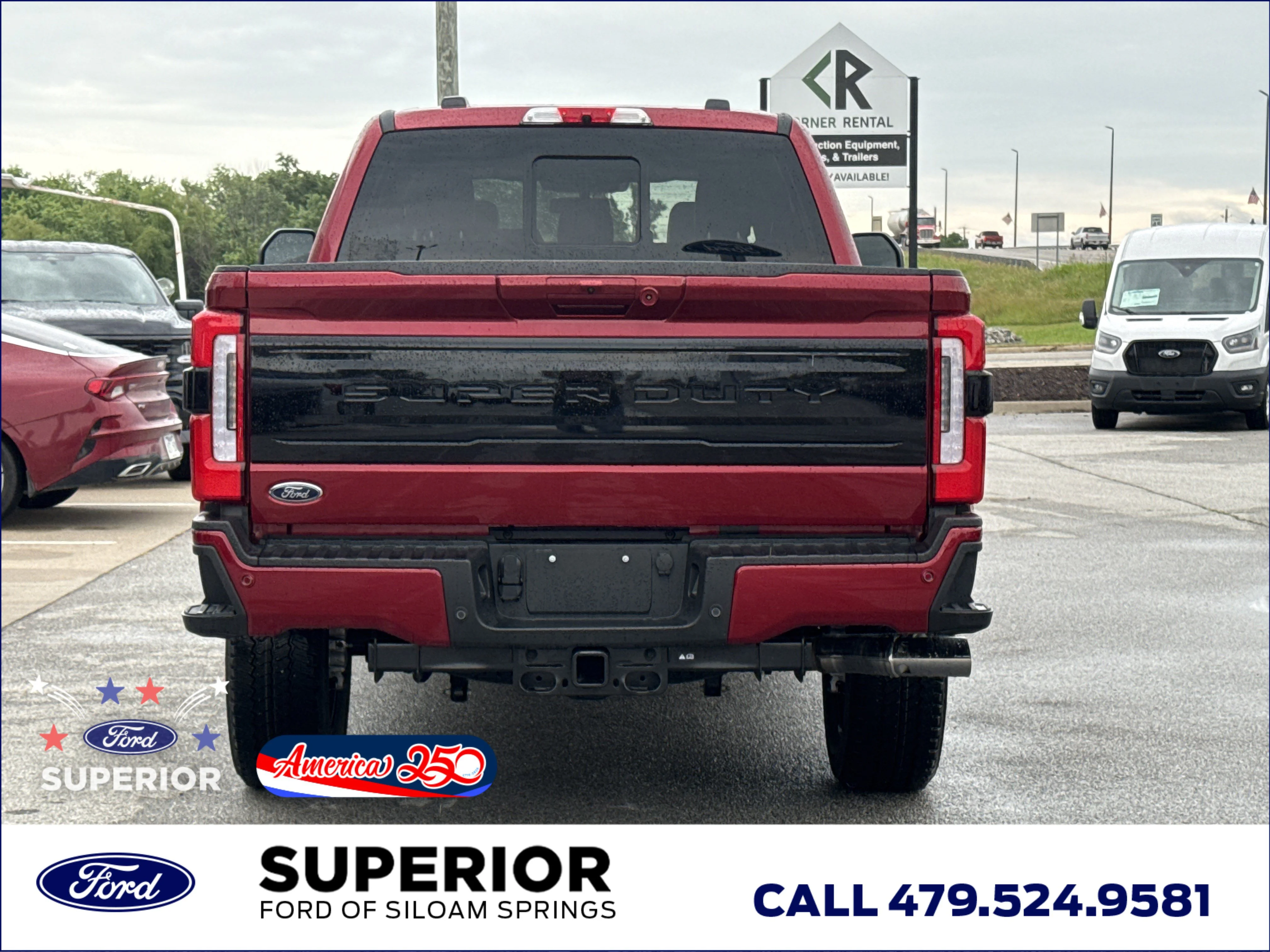 New 2026 Ruby Red Metallic Tinted Clearcoat Ford Platinum 4WD image 5