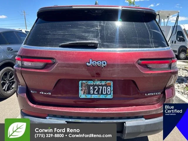 Used 2021 Velvet Red Pearlcoat Jeep Limited image 6