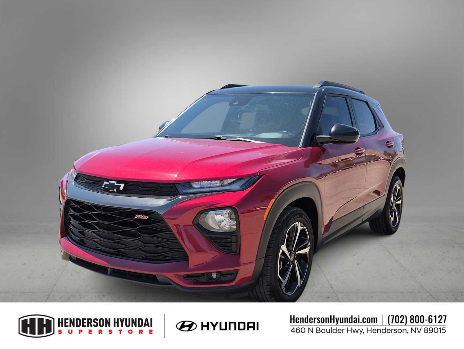 Used 2021 Scarlet Red Metallic Chevrolet RS image 4