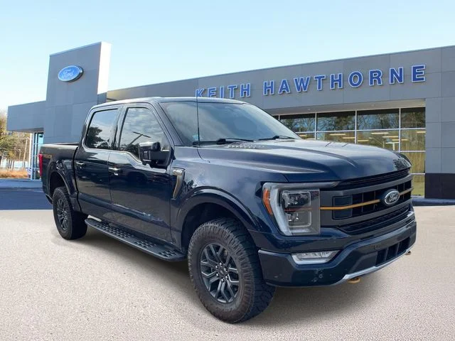 Certified Used 2023 Blue Metallic Ford Tremor image 1
