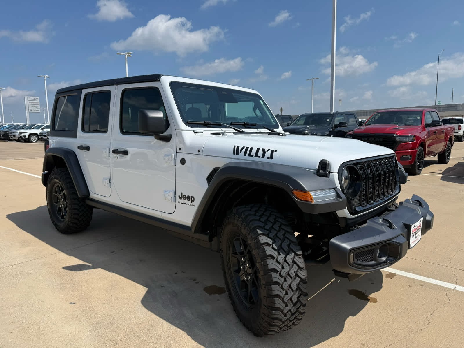 New 2026 Bright White Clear Coat Jeep Willys image 4