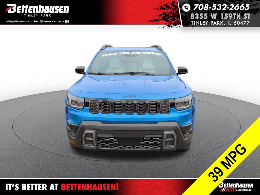 New 2026 Hydro Blue Pearl-Coat Exterior Paint Jeep Limited image 2