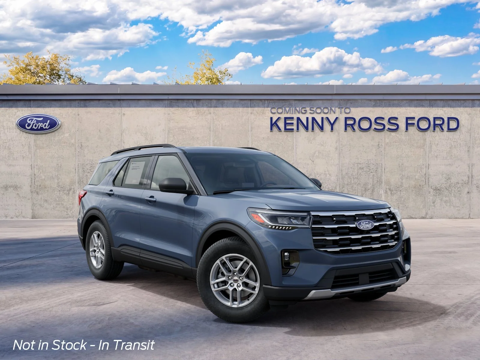 New 2027 Vapor Blue Metallic Ford Active image 4