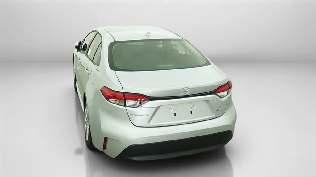 New 2027 Classic Silver Metallic Toyota Hybrid LE image 13