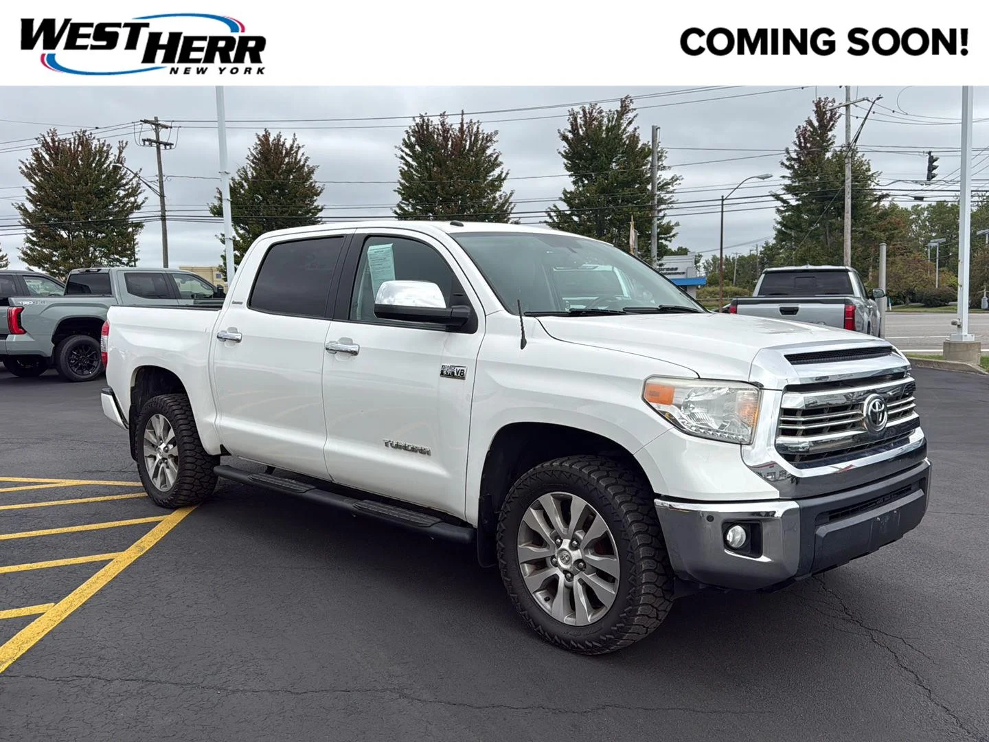 Used 2016 Super White Toyota LTD image 1