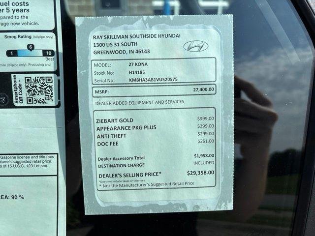 New 2027 Atlas White Hyundai SE image 34