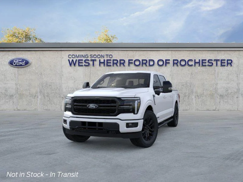New 2026 Star White Metallic Tri-Coat Ford LARIAT image 3