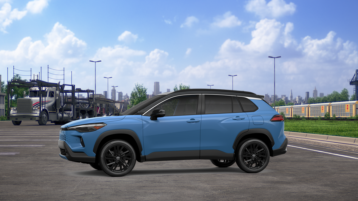 New 2026 Cavalry Blue Toyota Hybrid XSE image 3