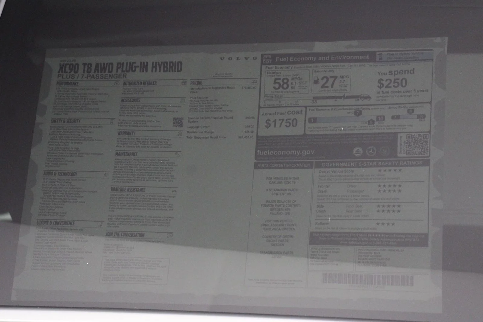 New 2026 Black Volvo T8 Plus image 18