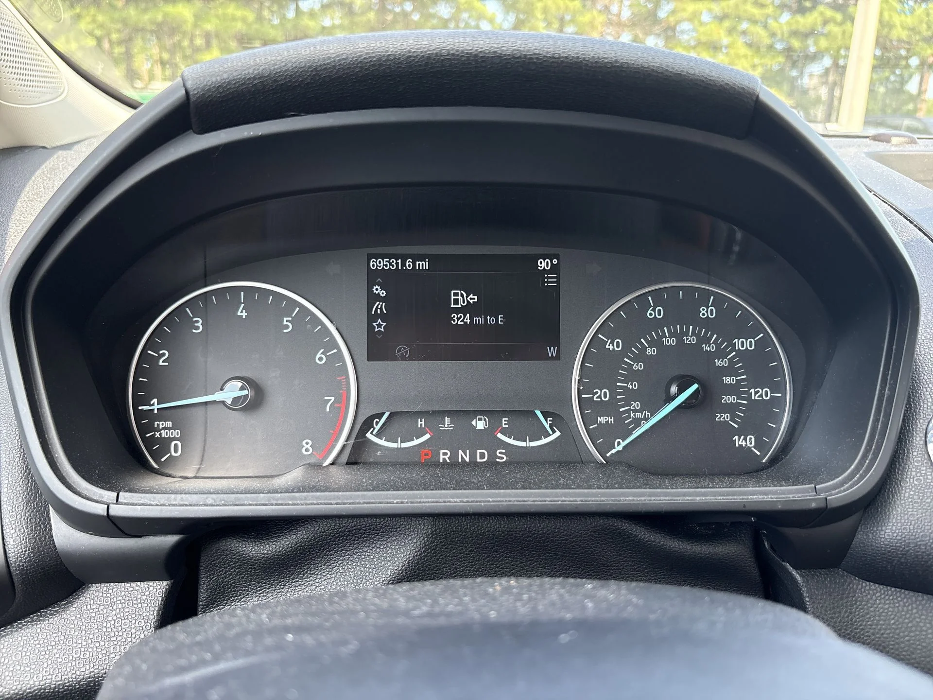 Used 2021 Lightning Blue Metallic Ford SE image 6