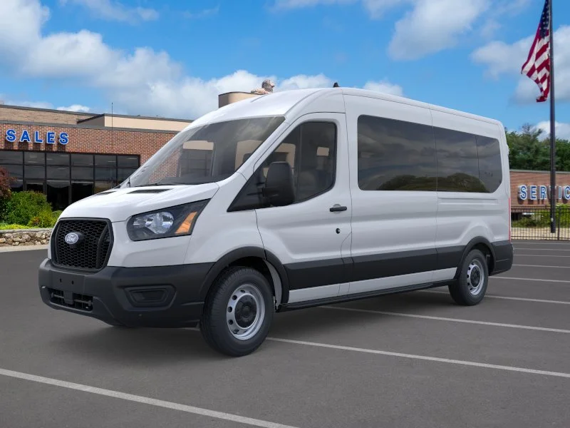 New 2026 Oxford White Ford Passenger Van XL image 1