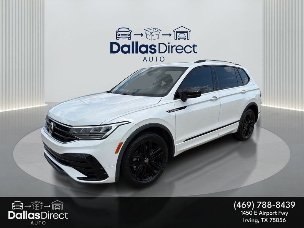 Used 2022 Oryx White Pearl Volkswagen SE R-Line Black image 1