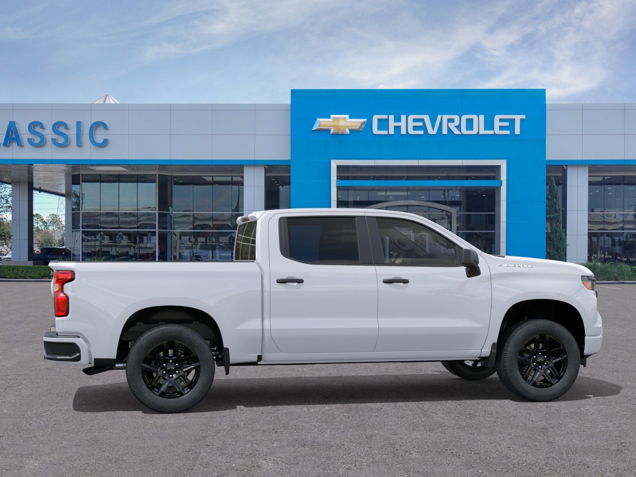 2026 Chevrolet Silverado 1500 Custom White at Classic Elite Chevrolet Sugar Land