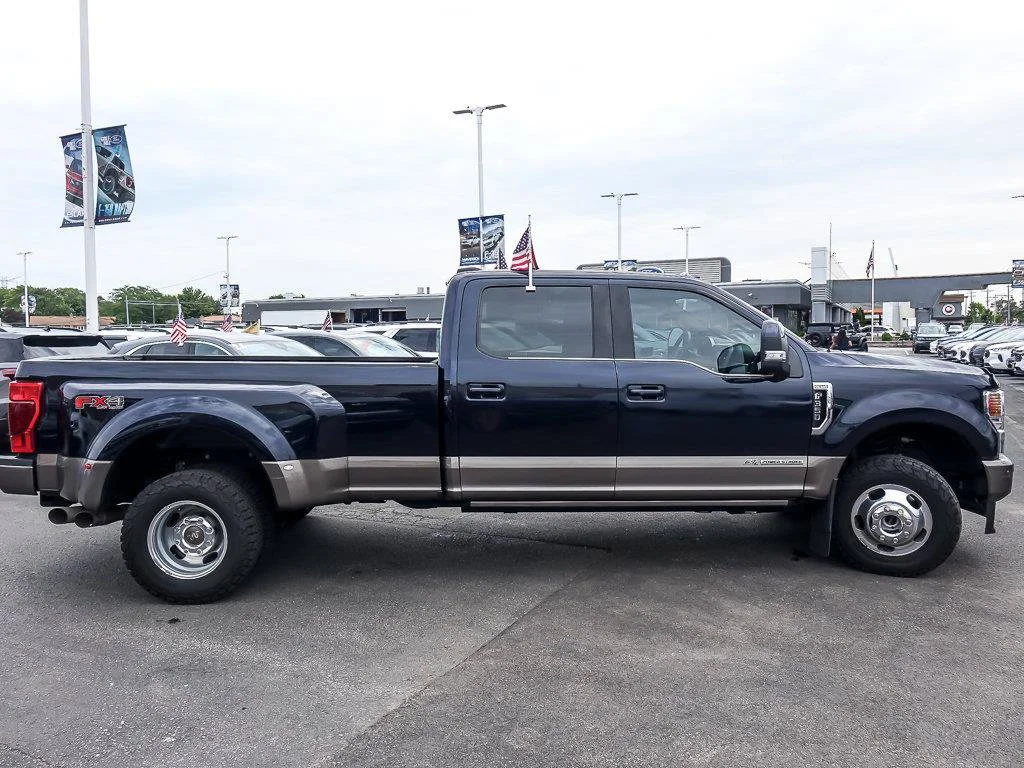 Used 2021 Antimatter Blue Metallic Ford King Ranch image 10