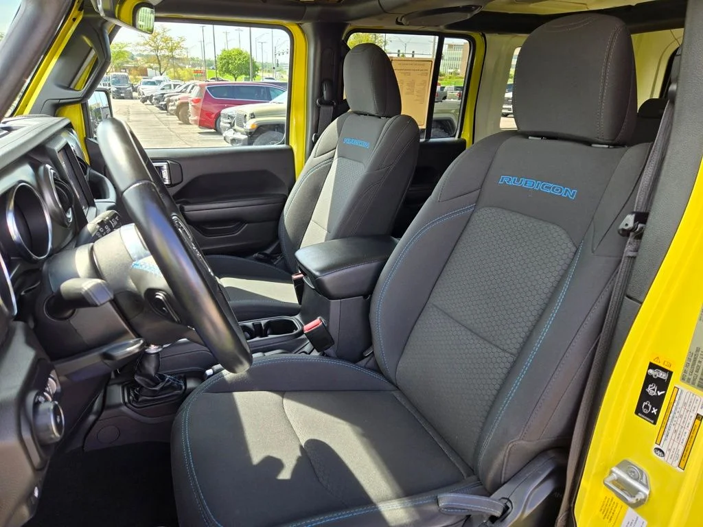 Used 2022 Yellow Jeep Unlimited Rubicon 4xe image 16
