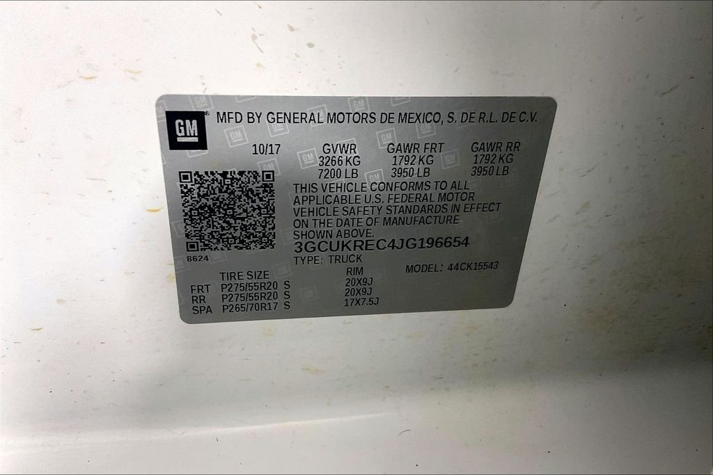 Certified Used 2018 White Chevrolet LT image 16
