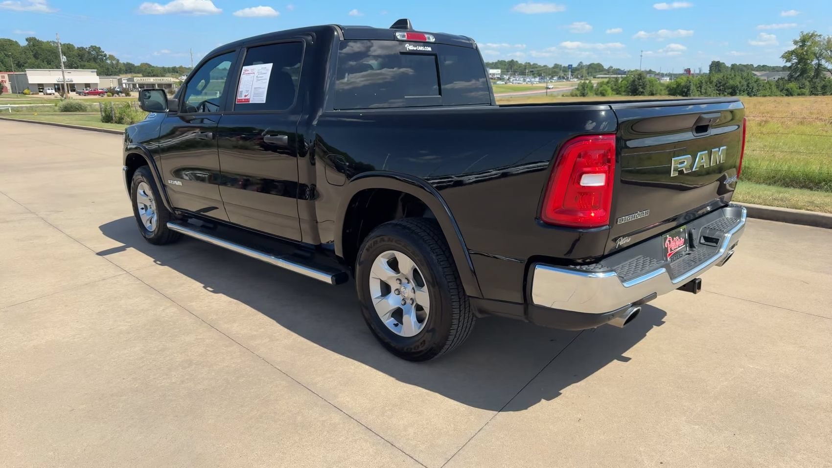Used 2025 Diamond Black Crystal Pearlcoat Ram Big Horn image 6