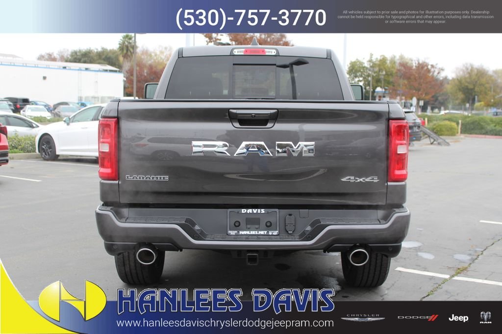 New 2026 Granite Crystal Metallic Clear-Coat Exterior Paint RAM Laramie image 8