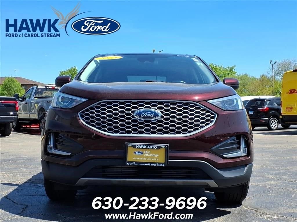 Certified Used 2024 Red Ford SEL image 2