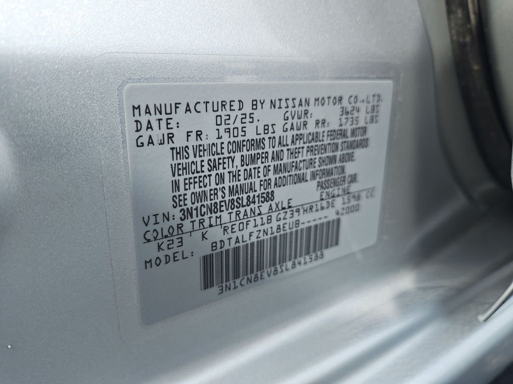 Used 2025 Silver Nissan 1.6 SV image 25