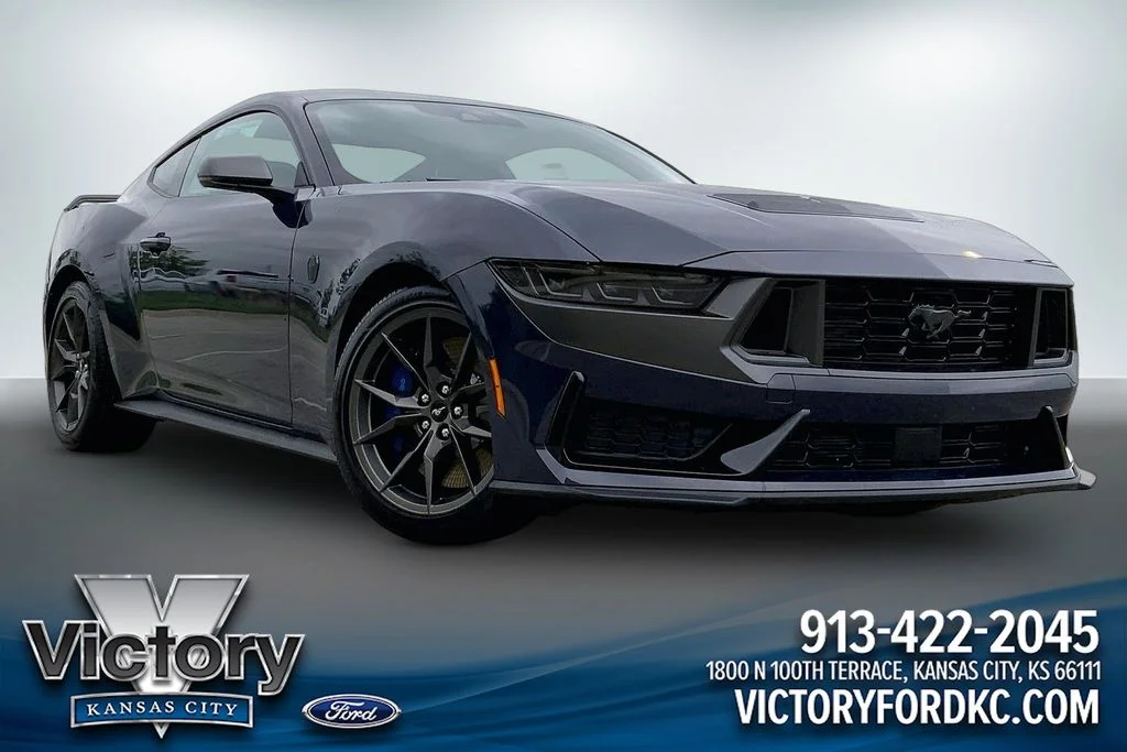 New 2026 Blue Ember Metallic Ford Dark Horse image 1