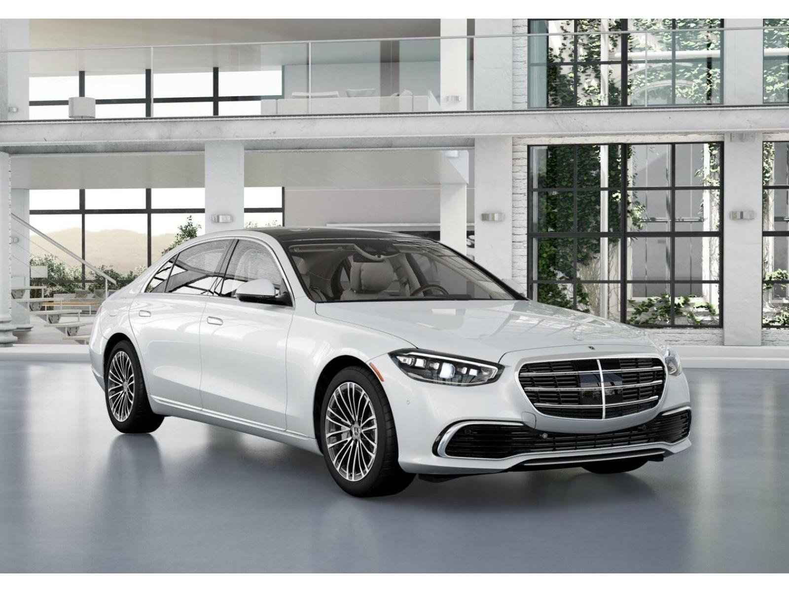 New 2026 MANUFAKTUR Moonlight White Metallic Mercedes-Benz S 580 4MATIC® Sedan image 10