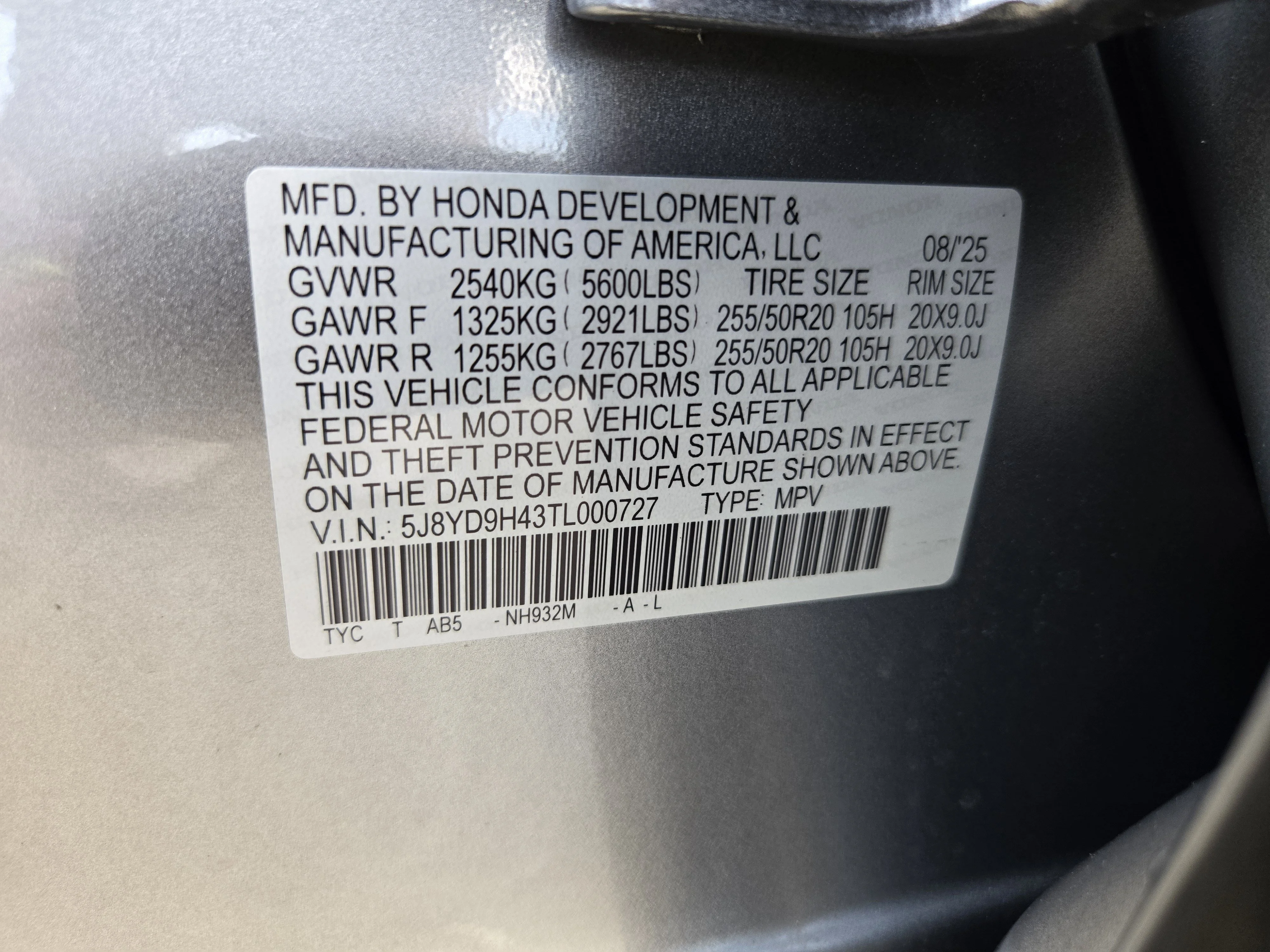 Certified Used 2026 Solar Silver Metallic Acura with Technology Package image 66