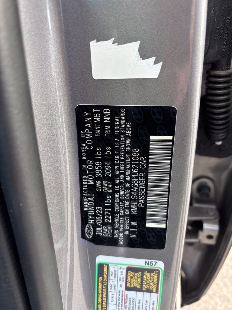 Certified Used 2023 Silver Hyundai SEL image 10