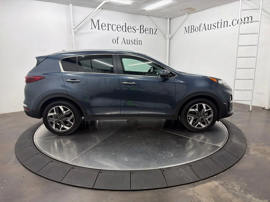 Used 2020 Blue Kia EX image 8