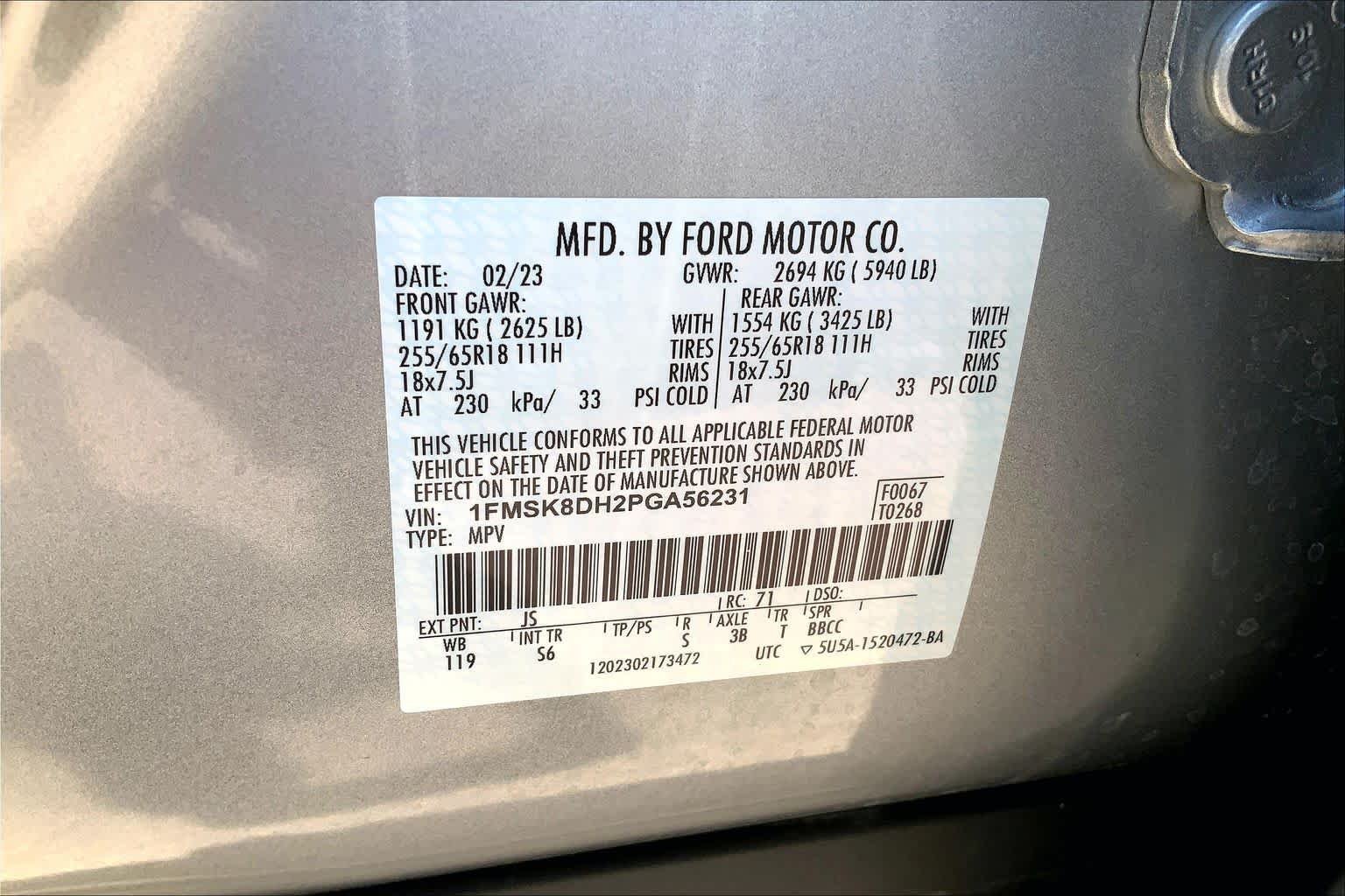 Used 2023 Iconic Silver Metallic Ford XLT image 31