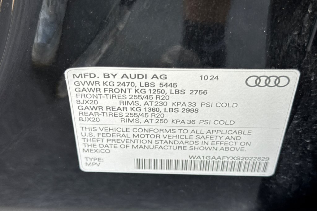 Used 2025 Gray Audi 45 S line Premium image 36