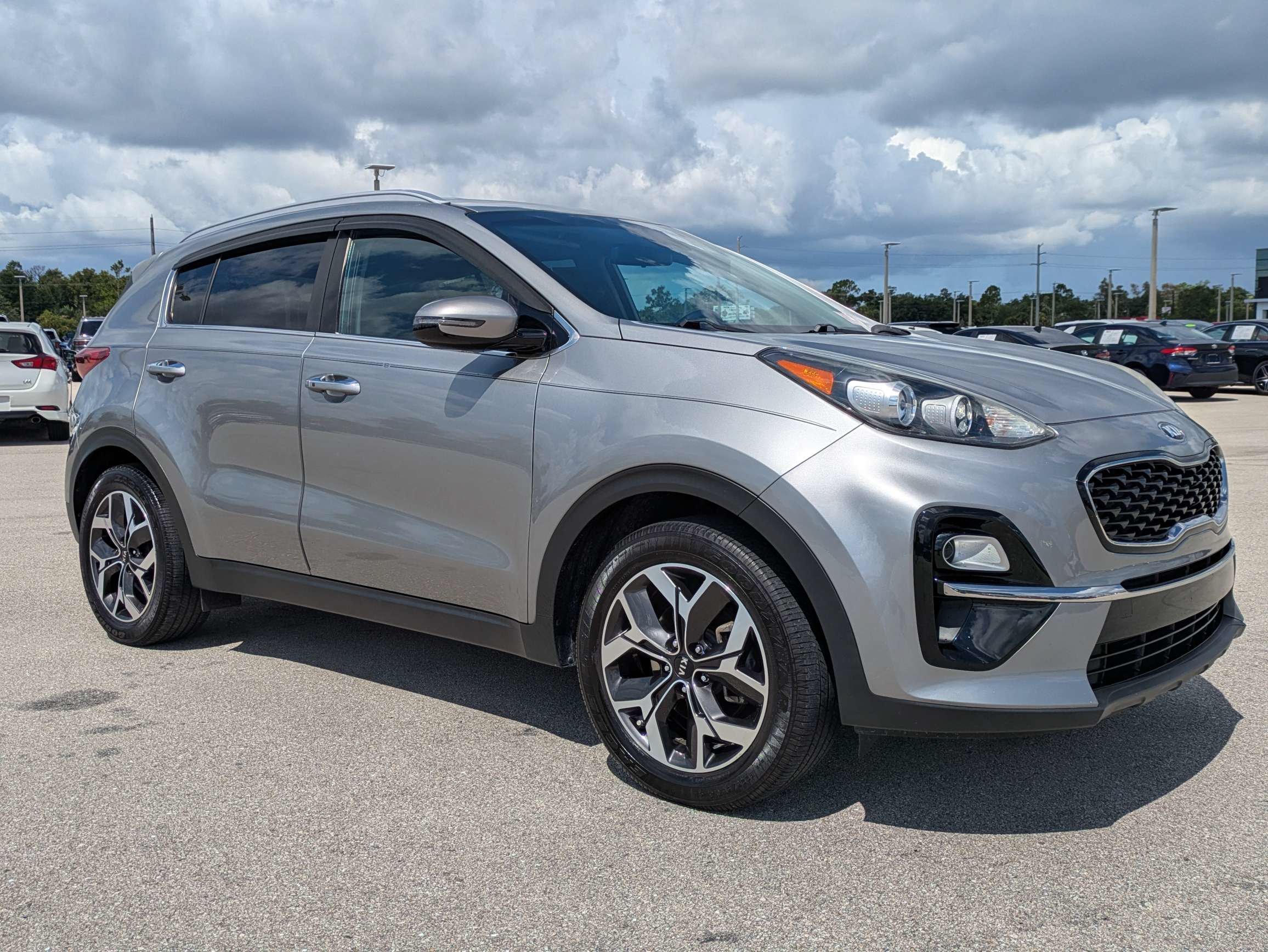 Used 2020 Steel Gray Kia EX image 2