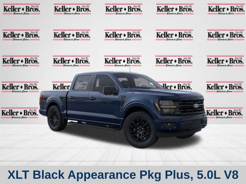 New 2026 Antimatter Blue Metallic Ford XLT image 1