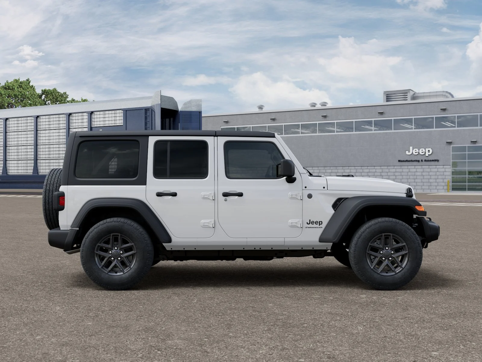 New 2026 Bright White Clear-Coat Exterior Paint Jeep Sport image 47