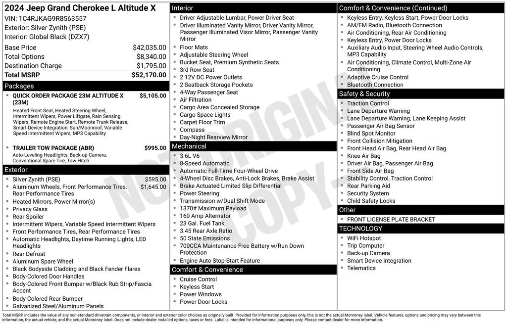 Used 2024 Silver Jeep Altitude X image 8