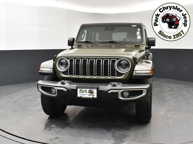 Used 2024 Jeep Wrangler 4-Door Sahara with VIN 1C4PJXEG6RW232977 for sale in Burnsville, Minnesota