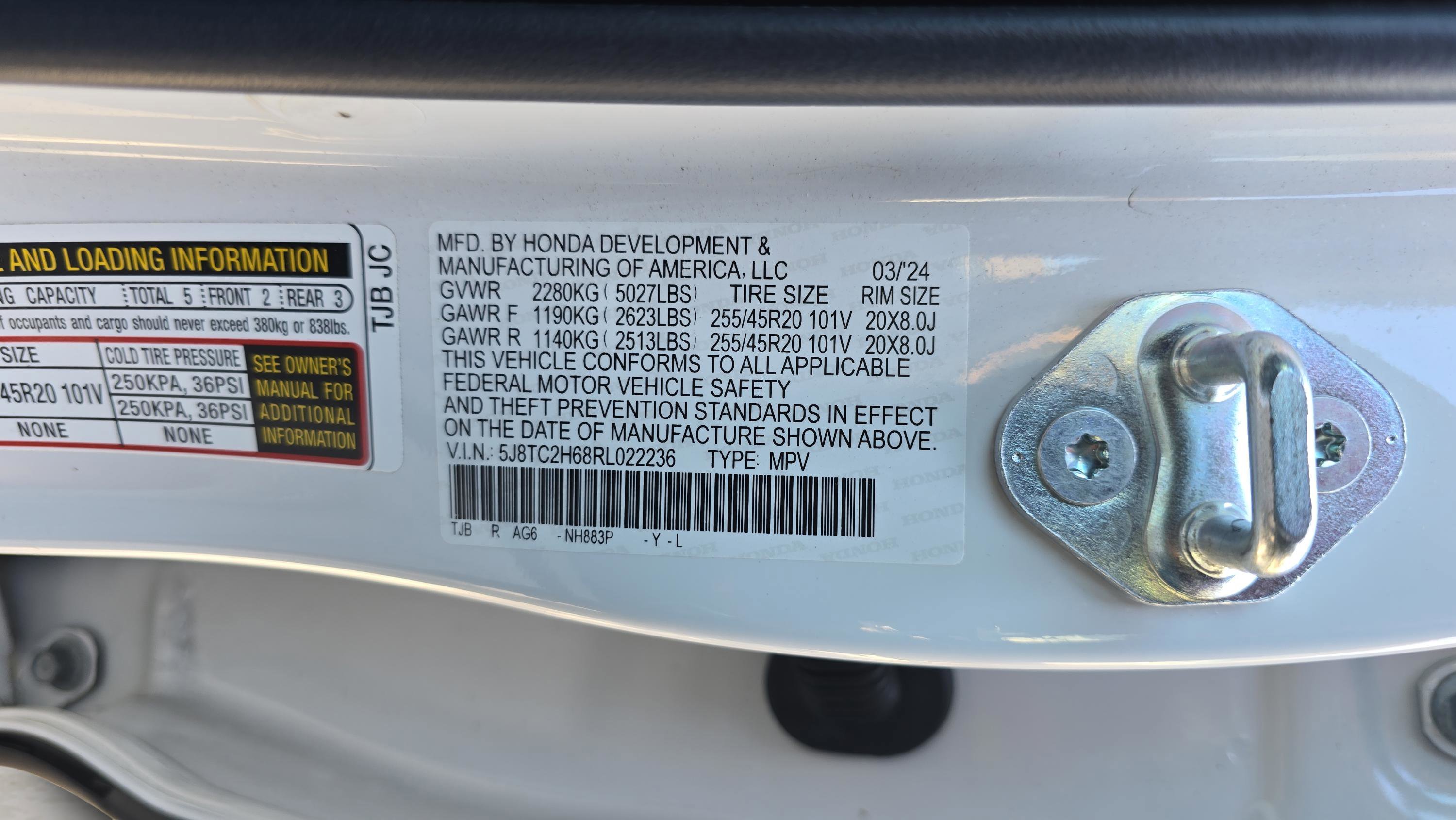 Certified Used 2024 Platinum White Pearl Acura SH-AWD w/A-Spec Package image 64