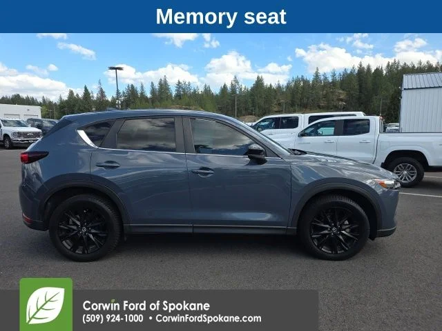 Used 2021 Polymetal Gray Metallic Mazda Carbon Edition image 7