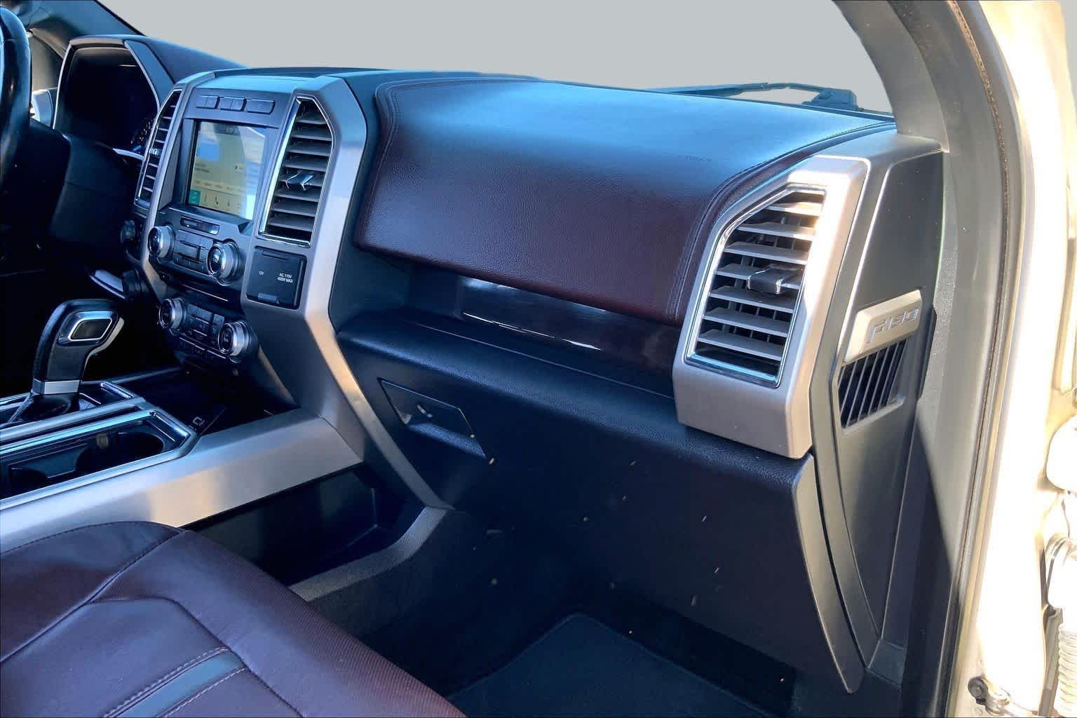 Used 2017 White Gold Ford Platinum image 19