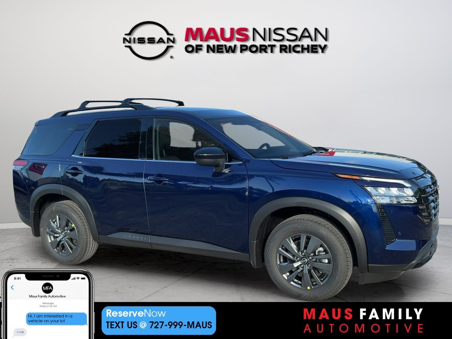 New 2026 Blue Nissan SV image 1
