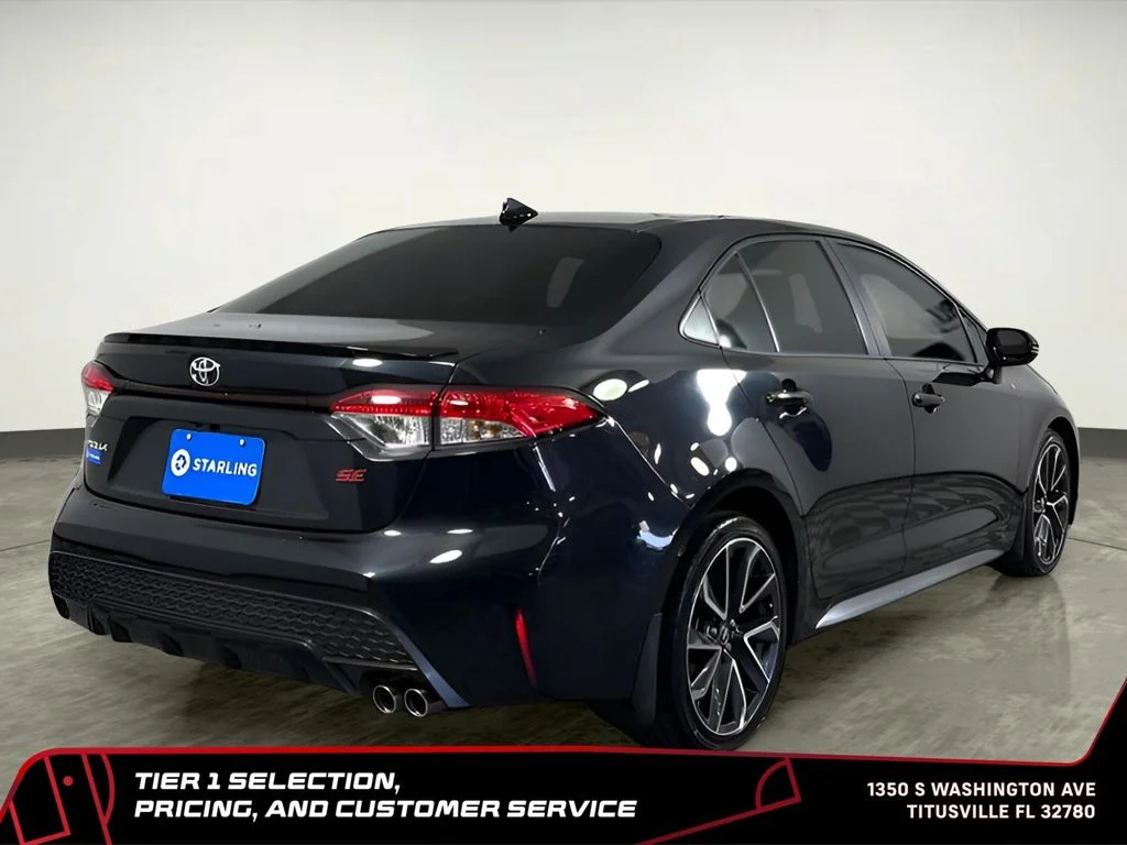 Used 2020 Black Toyota SE image 8
