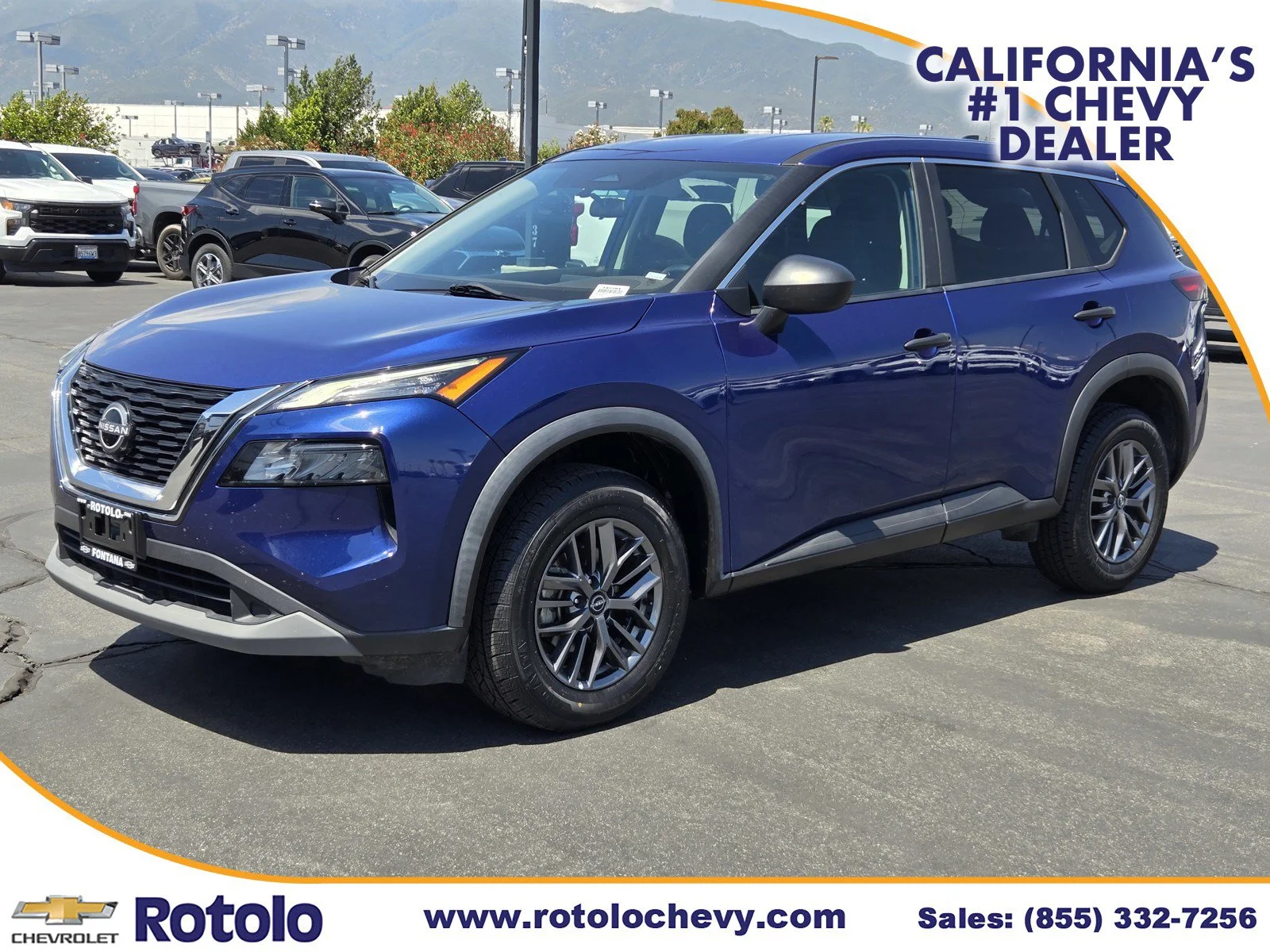 Used 2023 Caspian Blue Metallic Nissan S image 3