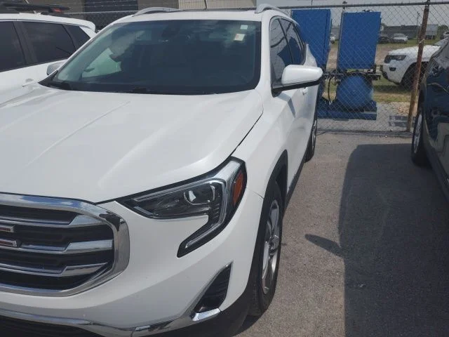 Used 2021 GMC Terrain SLT with VIN 3GKALPEVXML307424 for sale in Edinburg, TX