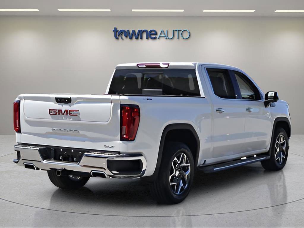 Used 2024 White Frost Tricoat GMC SLT image 7